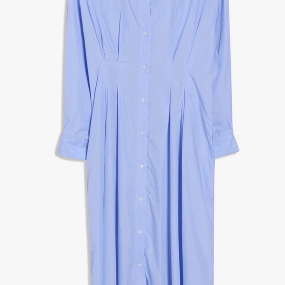 TWP Classic Light Blue Shirt Dress size 4 - Picture 3 of 7